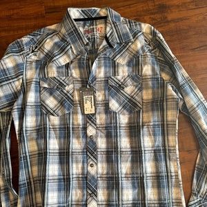 Rock 47 by wrangler men’s western shirt